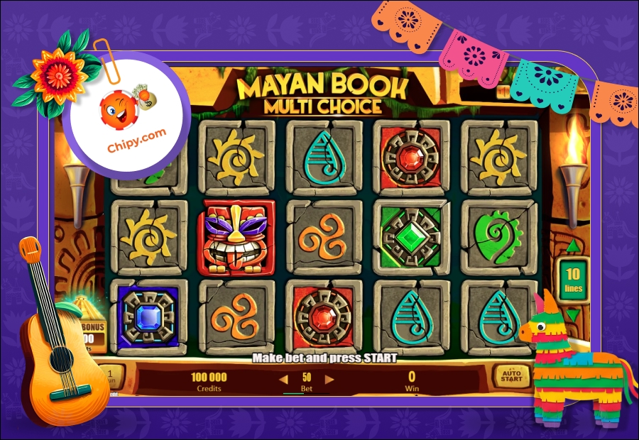 Vista general del juego Mayan Book